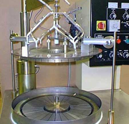 First double-sided lapping and polishing machine by SOMOS