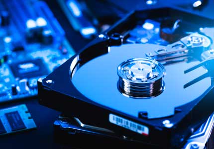 Hard drive storage disk
