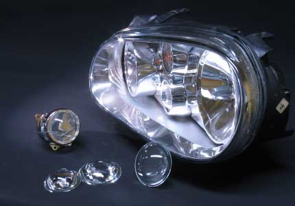 LED glass examples